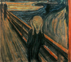 Edward Munch's "The Scream", 1893