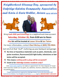 Flyer for Neighborhood Cleanup 2019 Flyer for Neighborhood Cleanup 2019